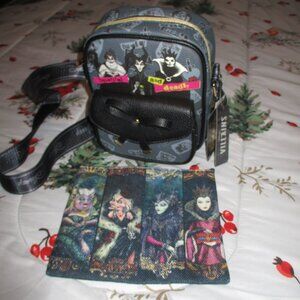 NWT Disney Villians Wonda Pop crossbody  Ursula Maleficent Beautiful and Deadly